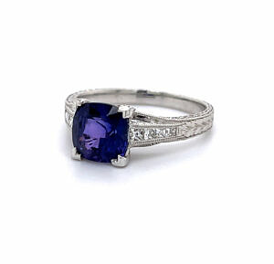 Purple Sapphire Ring Fine Gemstone Rings