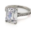 Emerald-Cut Diamond Engagement Ring Custom Engagement Rings 4