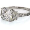 Princess-Cut and Trapezoid Ring Custom Engagement Rings 4