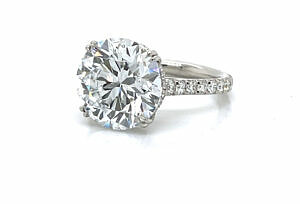 Round Brilliant-Cut Diamond Engagement Ring Engagement Rings