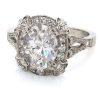 Vintage-Inspired Oval Diamond Ring Unique Rings 5