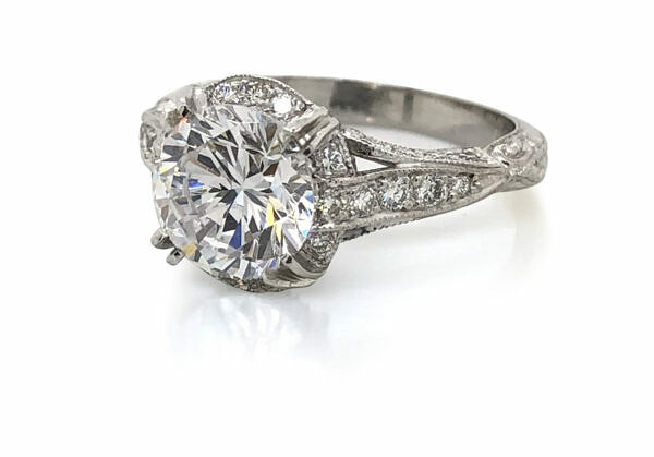 Vintage-Style Diamond Ring Engagement Rings