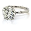 Five-Prong Round Engagement Ring Custom Engagement Rings 5