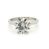 Five-Prong Round Engagement Ring Custom Engagement Rings 6
