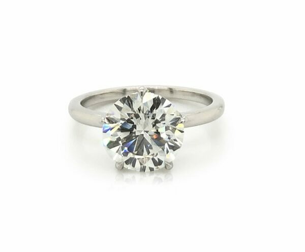 Five-Prong Round Engagement Ring Engagement Rings 2