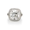 Cushion-Cut Engagement Ring with Diamond Split Shank Custom Engagement Rings 5