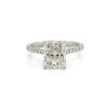 Radiant-Cut Diamond Engagement Ring with Low Cathedral Custom Engagement Rings 6