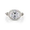 East-West Oval Ring with Openwork Unique Rings 6