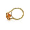 Spessartite Garnet Ring with Diamond Details Fine Colored Gemstone Rings 7