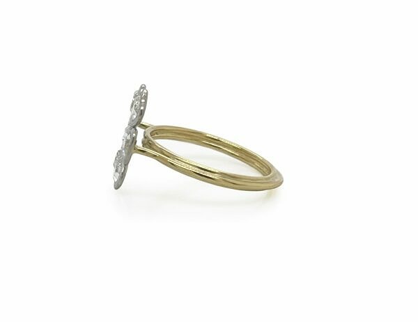 Rose-Cut Diamond Flower Ring Fine Gemstone Rings 3