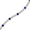 Sapphire and Diamond Bracelet Custom Fine Bracelets 3