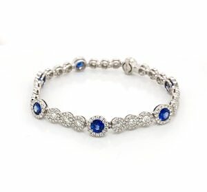 Sapphire and Diamond Bracelet Bracelets 2