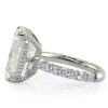 Large Radiant-Cut Diamond Ring Natural Mined Diamond Engagement Rings 6