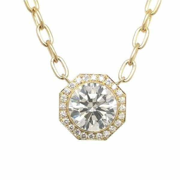 Yellow Gold Diamond Necklace Necklaces