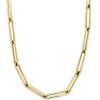 Handcrafted Solid Gold Paperclip Link Custom Fine Necklaces 4