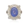Star Sapphire and Diamond Ring Fine Colored Gemstone Rings 6