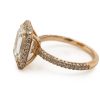 Rose Gold Emerald-Cut Engagement Ring Custom Engagement Rings 7