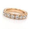 Rose Gold Eternity Band Eternity Bands 5