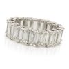 Emerald-Cut Diamond Eternity Band Custom Wedding Bands 3