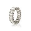 Emerald-Cut Diamond Eternity Band Custom Wedding Bands 4