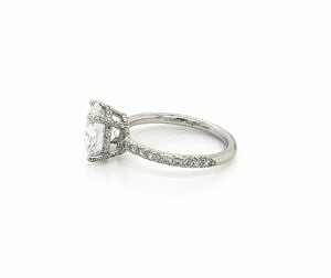 Round Diamond Micropave Engagement Ring Engagement Rings 2