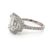 Emerald and Cadillac Diamond Ring Custom Engagement Rings 7