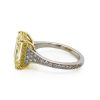 Radiant-Cut Fancy Yellow Diamond Engagement Ring Custom Engagement Rings 6