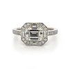 East-West Emerald Engagement Ring Custom Engagement Rings 7