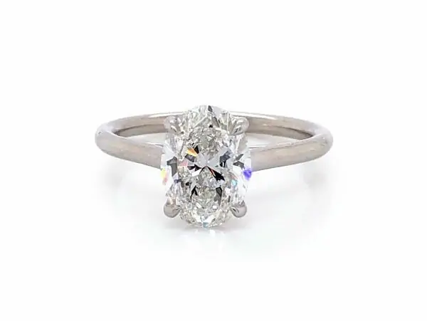 Oval Solitaire Engagement Ring Engagement Rings 2