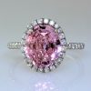 Padparadscha Sapphire Ring Fine Colored Gemstone Rings 4