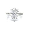Pear-Shaped Diamond Engagement Ring Custom Engagement Rings 6