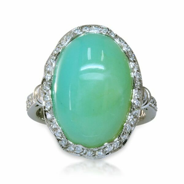 Peruvian Opal Ring Fine Gemstone Rings 3