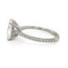 Radiant-Cut Diamond Engagement Ring with Low Cathedral Custom Engagement Rings 7