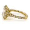 Yellow Gold Emerald-Cut Engagement Ring Custom Engagement Rings 7