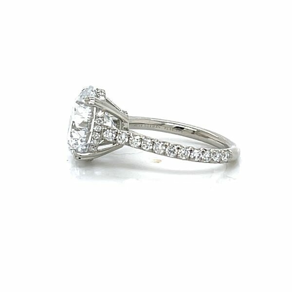 Round Brilliant-Cut Diamond Engagement Ring Engagement Rings 3