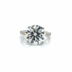 Round Brilliant-Cut Diamond Engagement Ring Engagement Rings 2