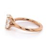 Rose Gold Oval Solitaire Custom Engagement Rings 6