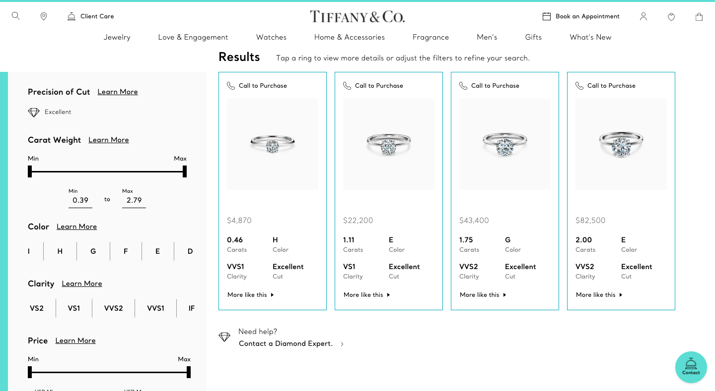 Tiffany Website