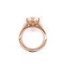Rose Gold Engagement Ring With Floral Design Custom Engagement Rings 9