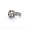 Floral-Inspired Diamond Engagement Ring With Twisted Band Custom Engagement Rings 5