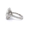 Cushion-Cut Diamond Ring With Baguette Halo Custom Engagement Rings 7