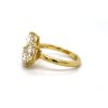 Yellow Gold Multi-Shape Diamond Engagement Ring Unique Rings 7