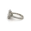 Radiant-Cut Engagement Ring with Diamond Buckles Custom Engagement Rings 7