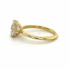 Cushion-Cut Engagement Ring on Knife Edge Band Custom Engagement Rings 7