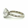 Six-Prong Round Engagement Ring on a Knife Edge Band Custom Engagement Rings 8