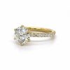 Round Brilliant-Cut Engagement Ring in a Six-Prong Setting Custom Engagement Rings 5
