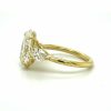 Oval Engagement Ring with Pear Side Stones Custom Engagement Rings 7