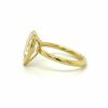 Bezel-Set Pear-Shaped Diamond Engagement Ring Custom Engagement Rings 7