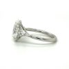 Oval And Kite-Shaped Diamond Three-Stone Ring Custom Engagement Rings 6