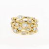 Bezel-Set Multi-Shape Diamond Ring Unique Rings 4